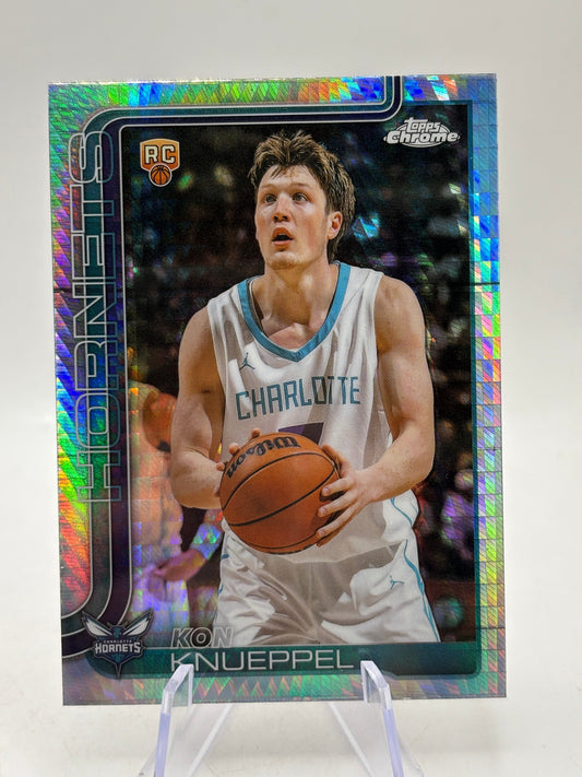 2025-26 Topps Chrome #254 Kon Knueppel Silver Wave FRENLY BRICKS - Open 7 Days