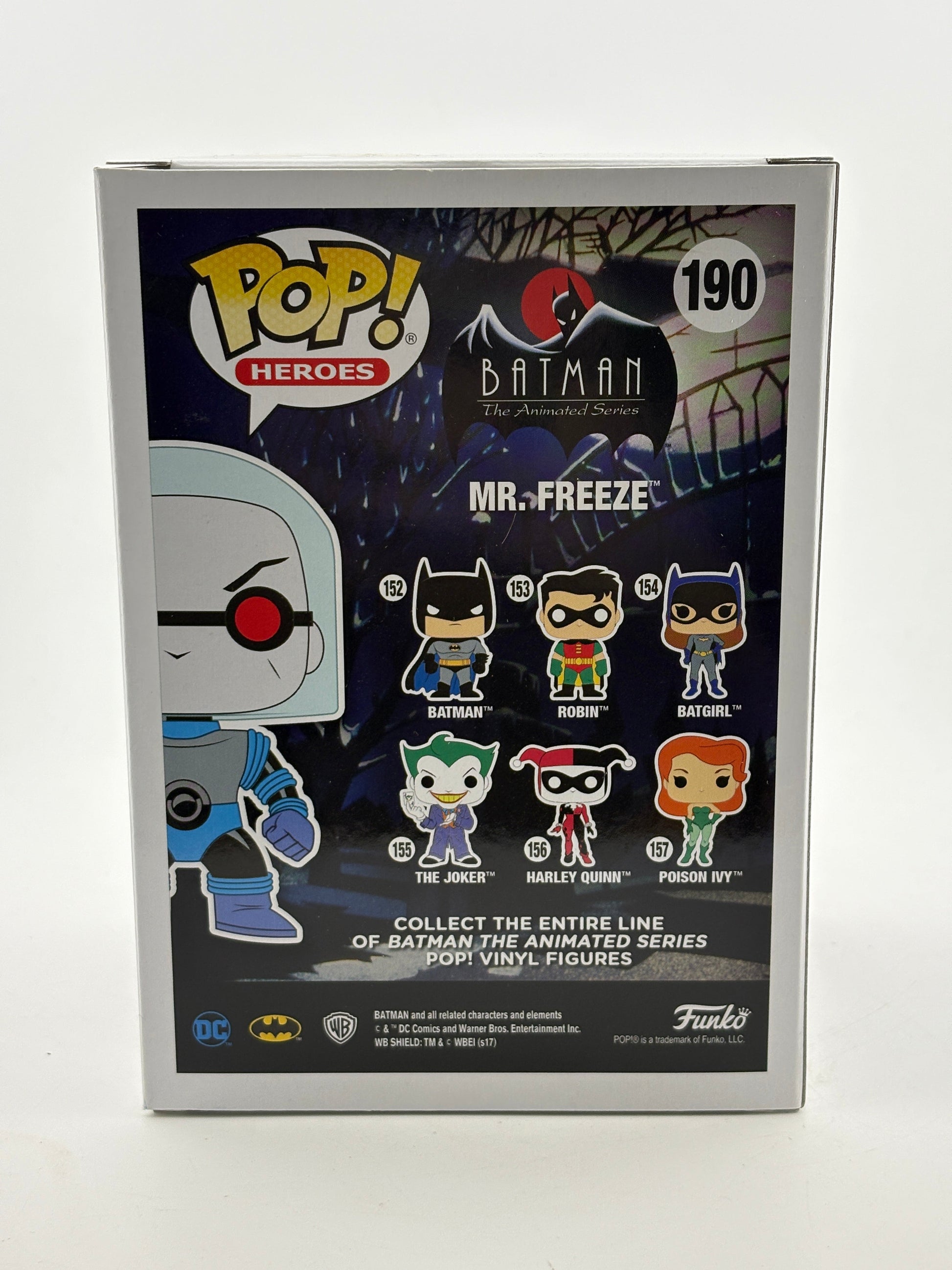 Funko POP! Heroes Batman The Animated Series #190 Mr. Freeze Exclusive FRENLY BRICKS - Open 7 Days