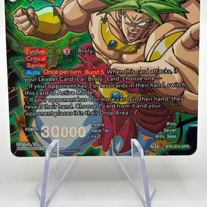 Dragon Ball Super Card Game - Broly, the Supreme Berseker BT6-074 SPR FRENLY BRICKS - Open 7 Days