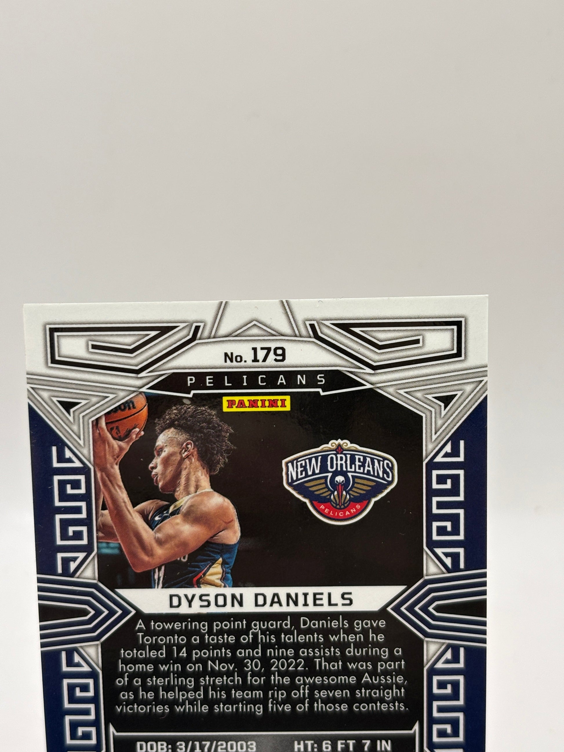 2022-23 Panini Obsidian - #179 Dyson Daniels Rookie Rainbow Etched FRENLY BRICKS - Open 7 Days