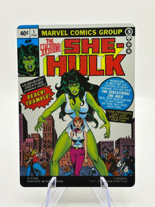 Magic the Gathering Marvel - Jennifer Walters M 0388 Foil Comic Book Cover
