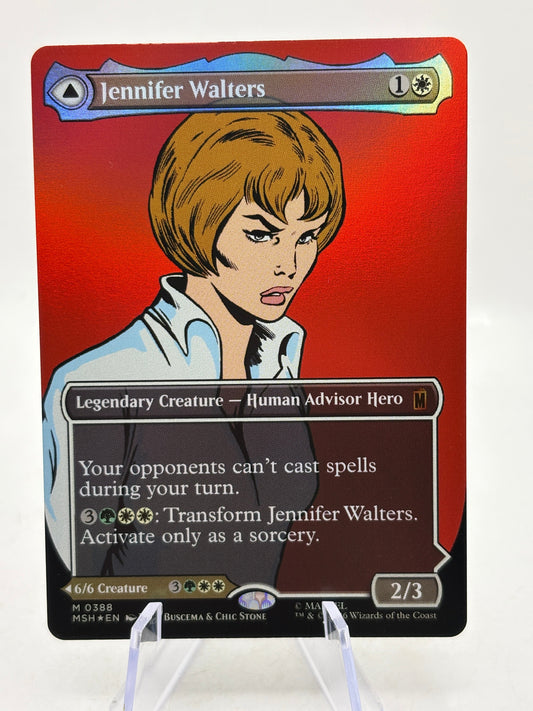 Magic the Gathering Marvel - Jennifer Walters M 0388 Foil Comic Book Cover FRENLY BRICKS - Open 7 Days
