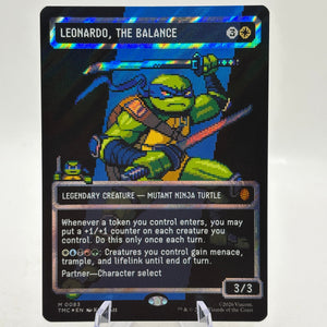 Magic The Gathering TMNT - Leonardo, The Balance M 0083 Foil FRENLY BRICKS - Open 7 Days