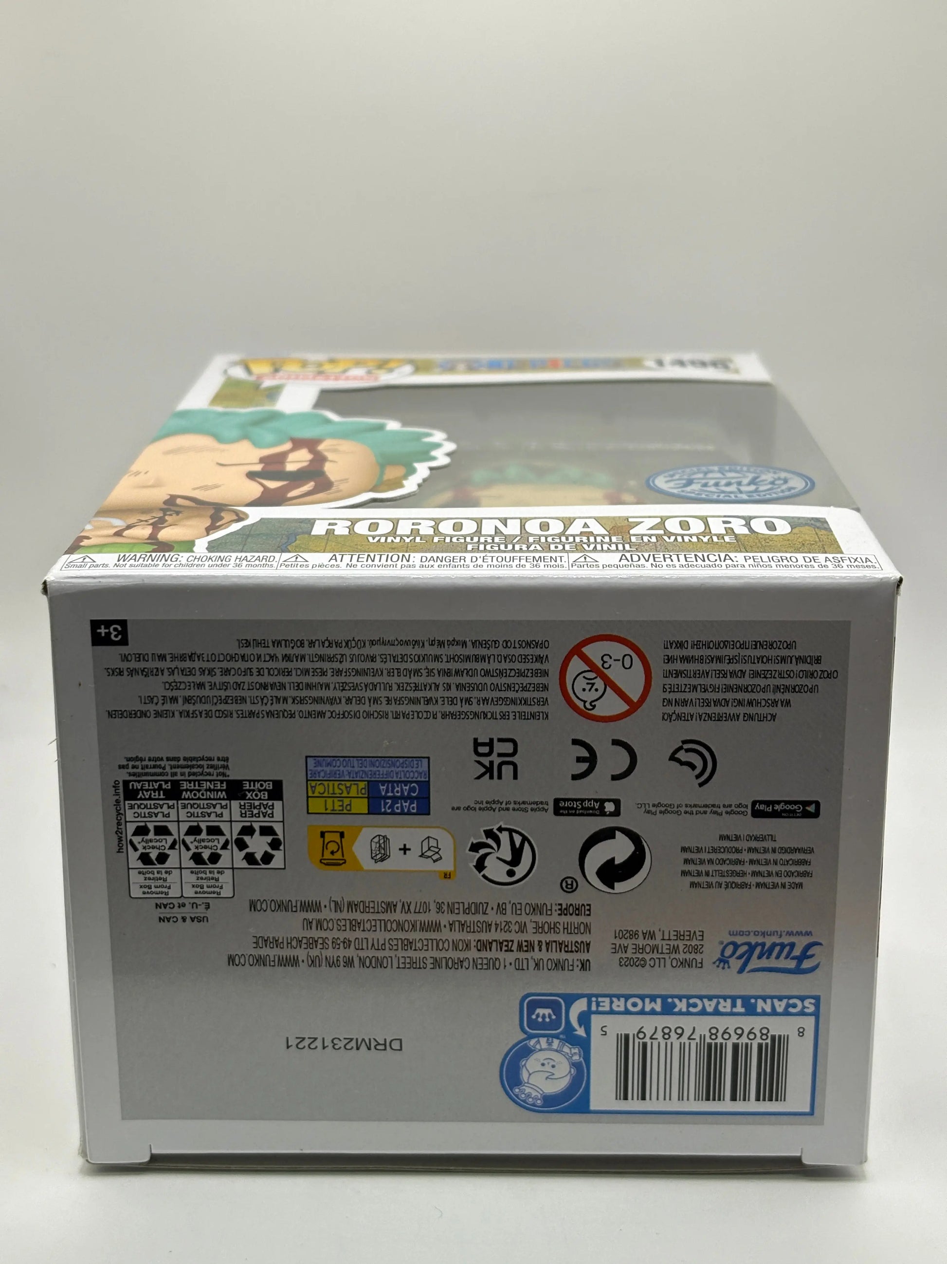 Funko POP! Animation One Piece #1496 Roronoa Zoro Special Edition FRENLY BRICKS - Open 7 Days
