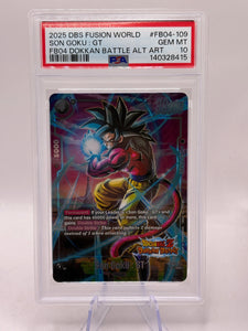 2025 Dragon Ball Super Fusion World - Son Goku : GT FB04-109 Alt PSA 10