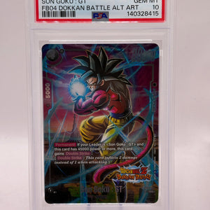 2025 Dragon Ball Super Fusion World - Son Goku : GT FB04-109 Alt PSA 10 FRENLY BRICKS - Open 7 Days