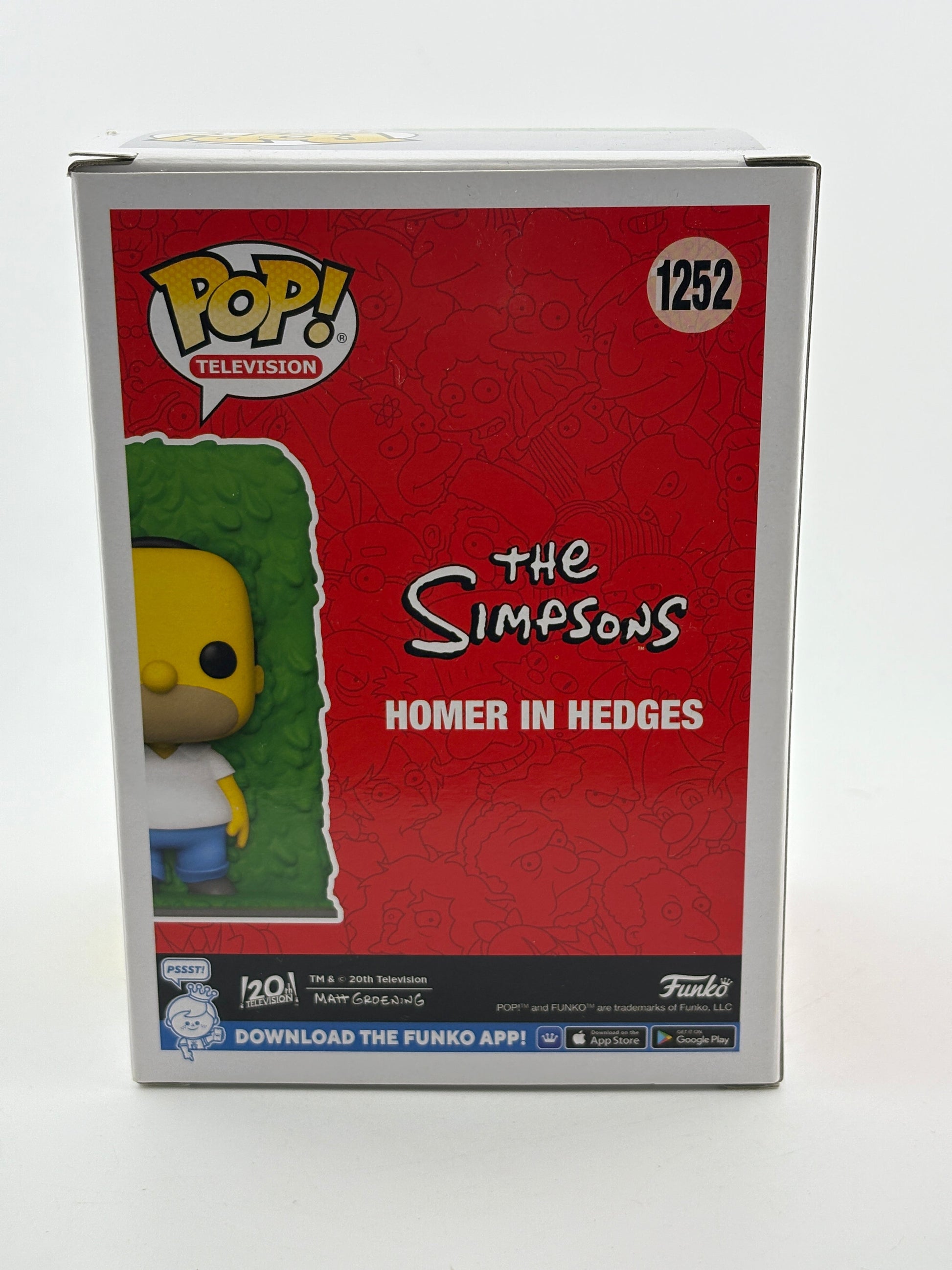 Funko POP! Television The Simpsons #1252 Homer in Hedges Special Edition FRENLY BRICKS - Open 7 Days