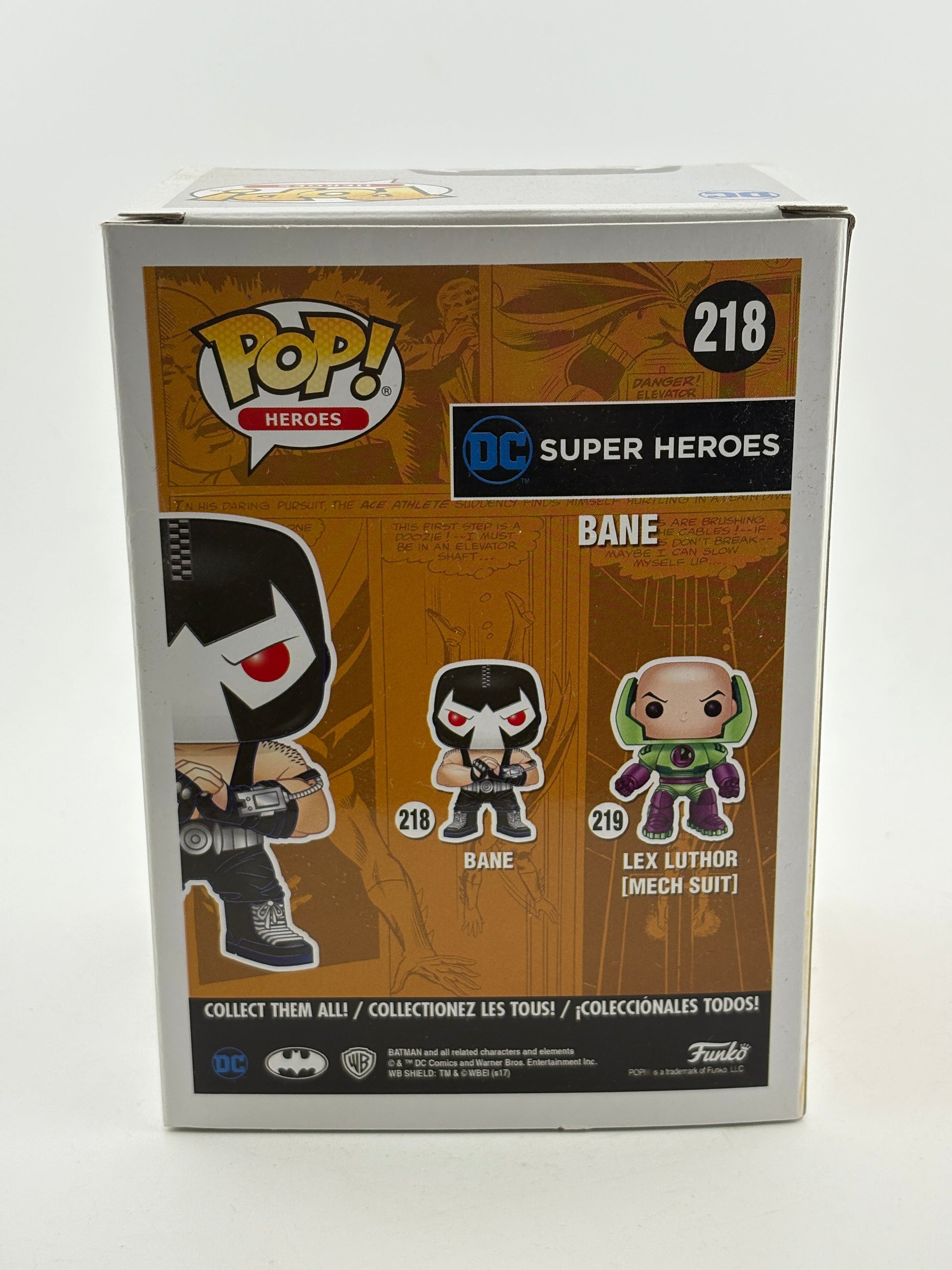 Funko POP! Heroes DC Super Heroes #218 Bane Exclusive FRENLY BRICKS - Open 7 Days