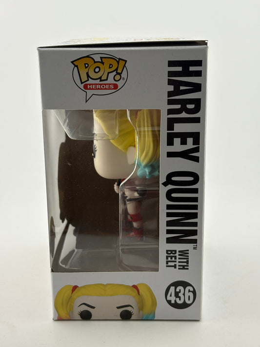 Funko POP! Heroes DC Super Heroes #436 Harley Quinn with Belt Special Edition FRENLY BRICKS - Open 7 Days