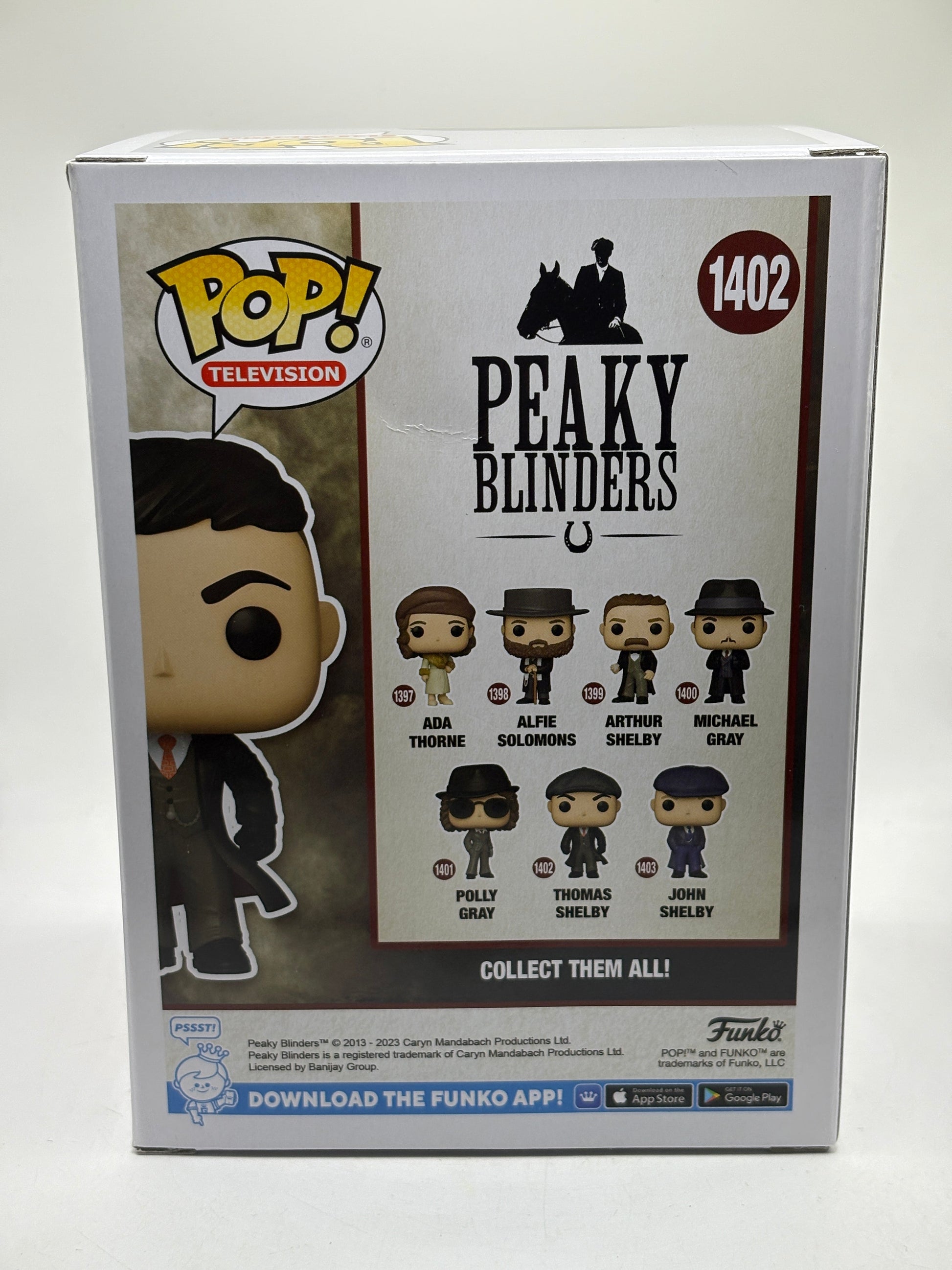Funko POP! Television Peaky Blinders #1402 Thomas Shelby Limited Chase FRENLY BRICKS - Open 7 Days