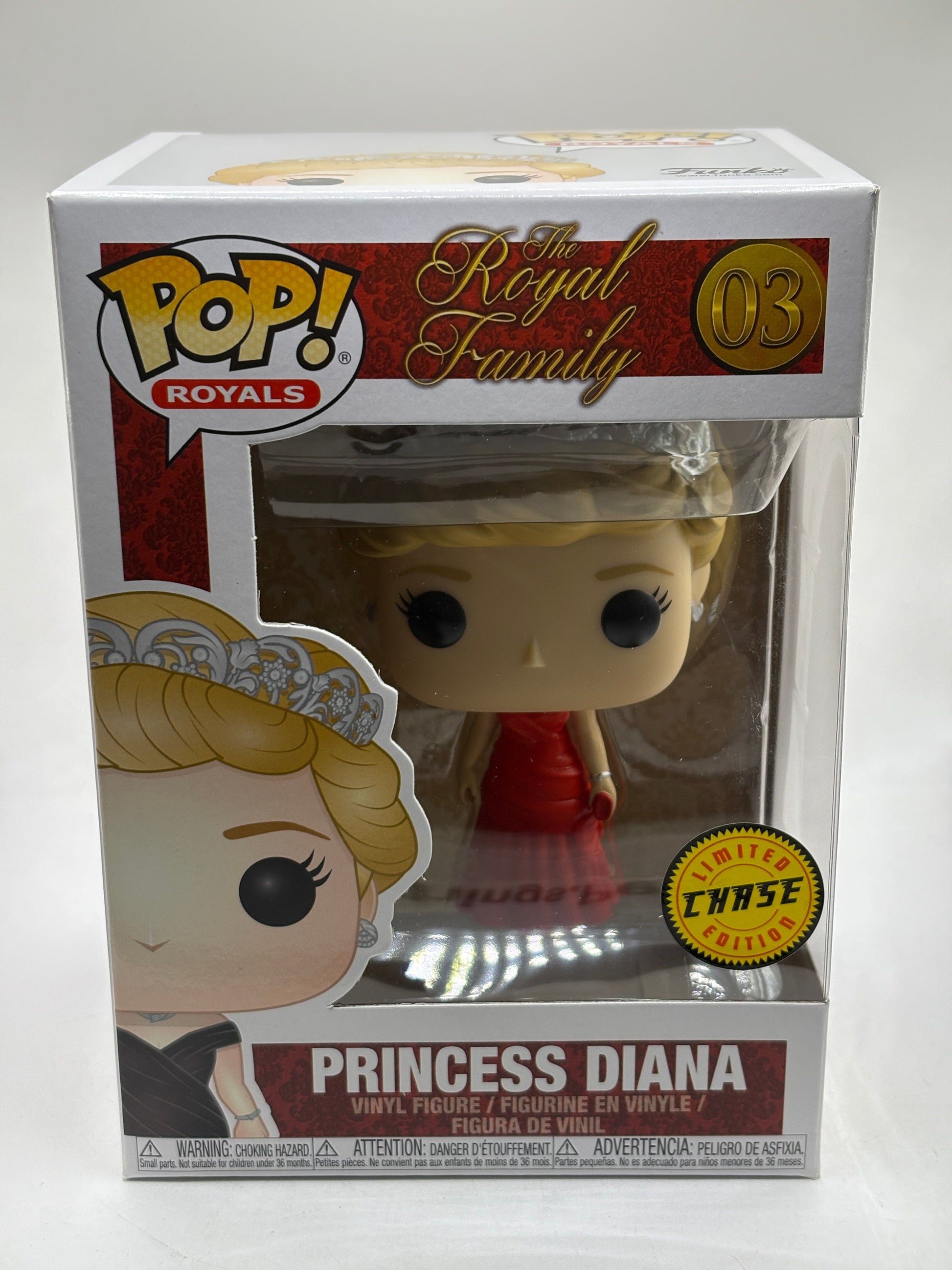 Funko POP! Royals The Royal Family #03 Princess Diana Limited Chase Edition FRENLY BRICKS - Open 7 Days