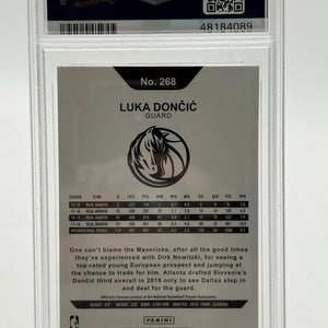 2018-19 Hoops #268 Luka Doncic Dallas Mavericks Rookie PSA 10 FRENLY BRICKS - Open 7 Days