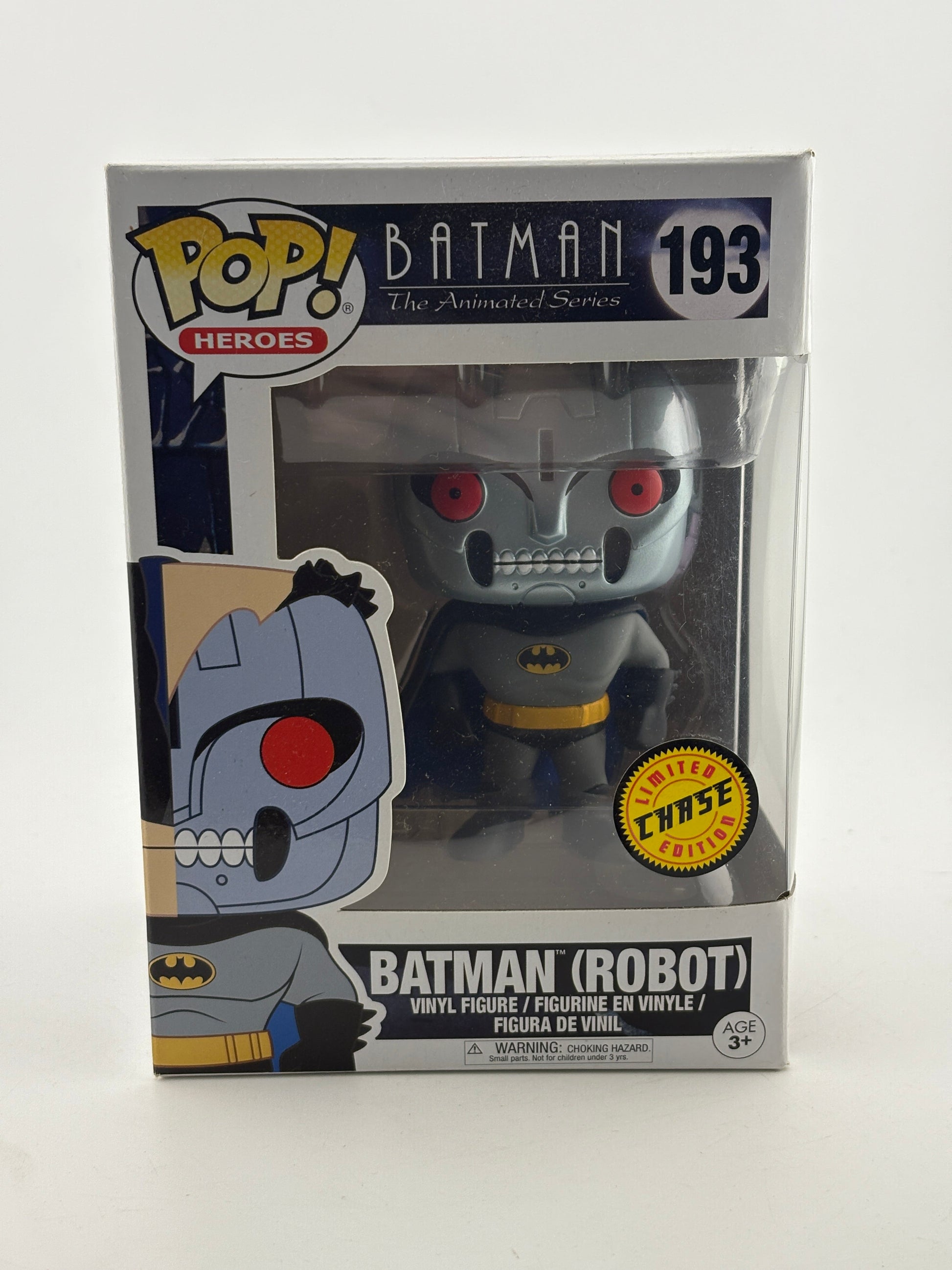 Funko POP! Heroes Batman Animated Series #193 Batman (Robot) Limited Chase FRENLY BRICKS - Open 7 Days