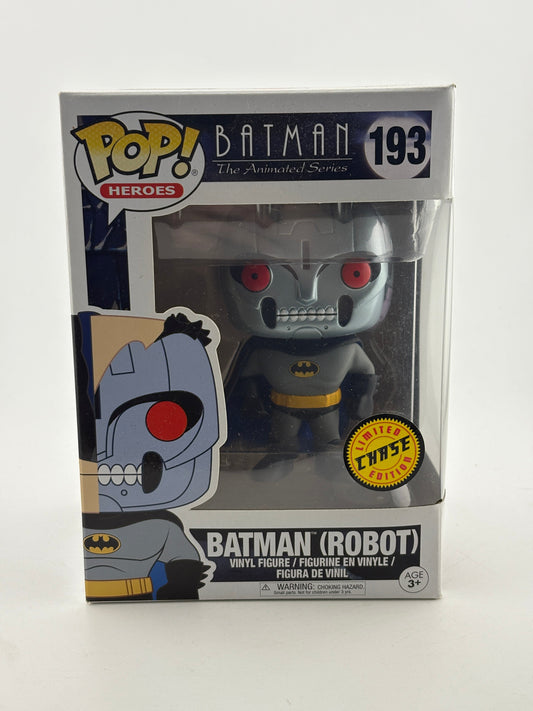 Funko POP! Heroes Batman Animated Series #193 Batman (Robot) Limited Chase FRENLY BRICKS - Open 7 Days