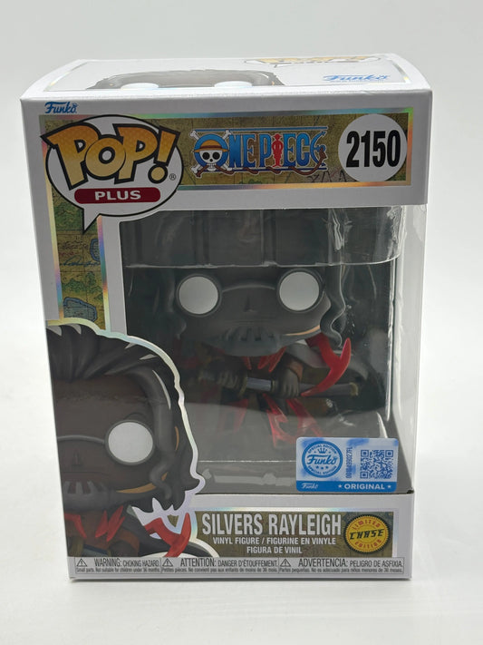 Funko POP! Plus One Piece #2150 Silvers Rayleigh Limited Chase Edition FRENLY BRICKS - Open 7 Days