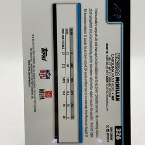 2025 Topps Chrome Football - Tetairoa McMillan Blue Leather /150 Rookie FRENLY BRICKS - Open 7 Days