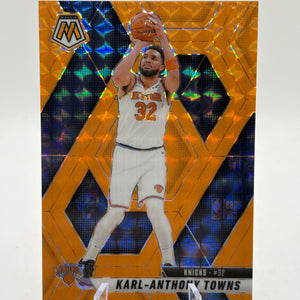 2024-25 Panini Mosaic - #97 Karl Anthony Towns Orange Fluorescent 08/25 FRENLY BRICKS - Open 7 Days
