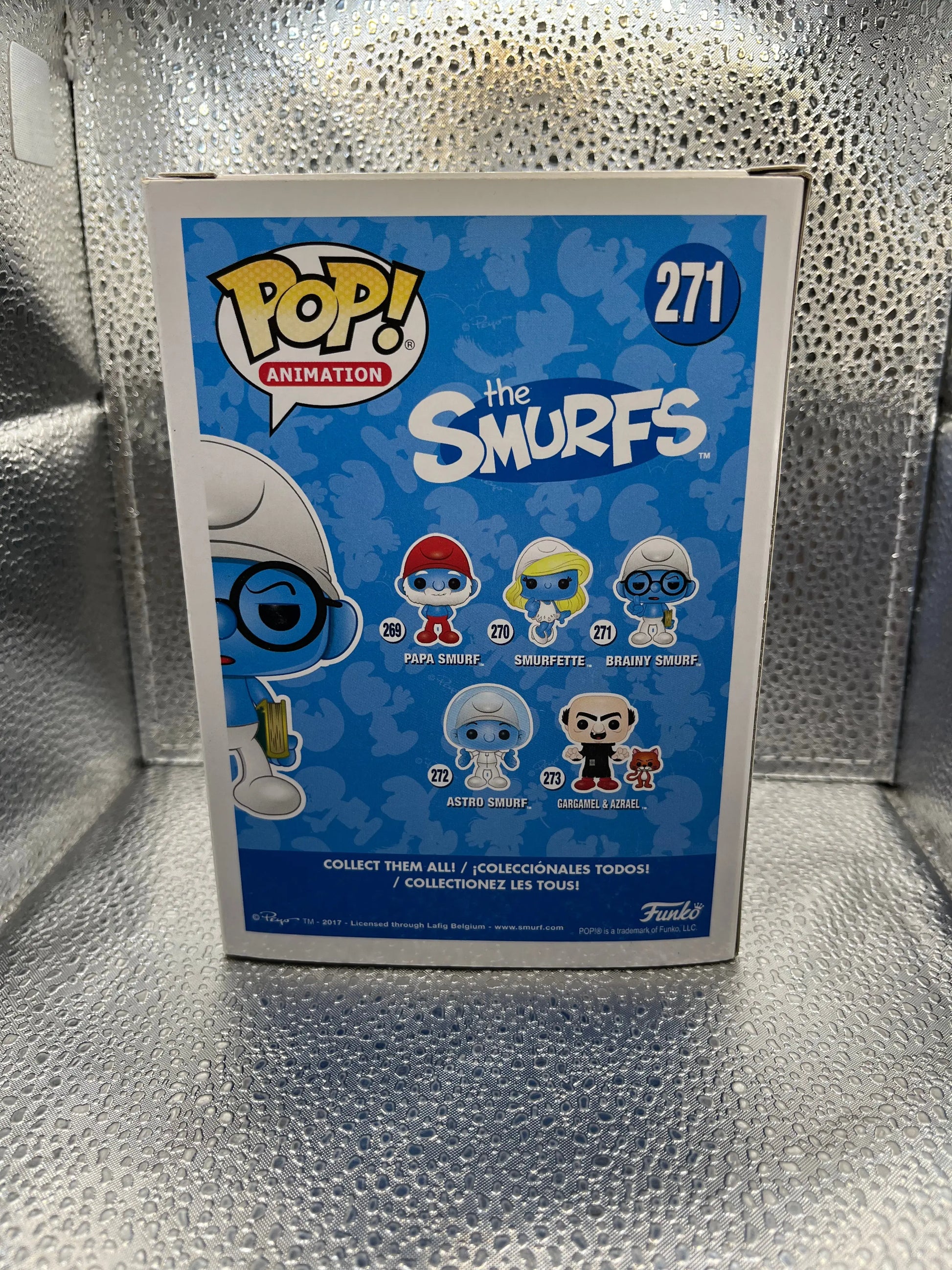 Funko POP Animation - The Smurfs - Brainy Smurf #271 FRENLY BRICKS - Open 7 Days