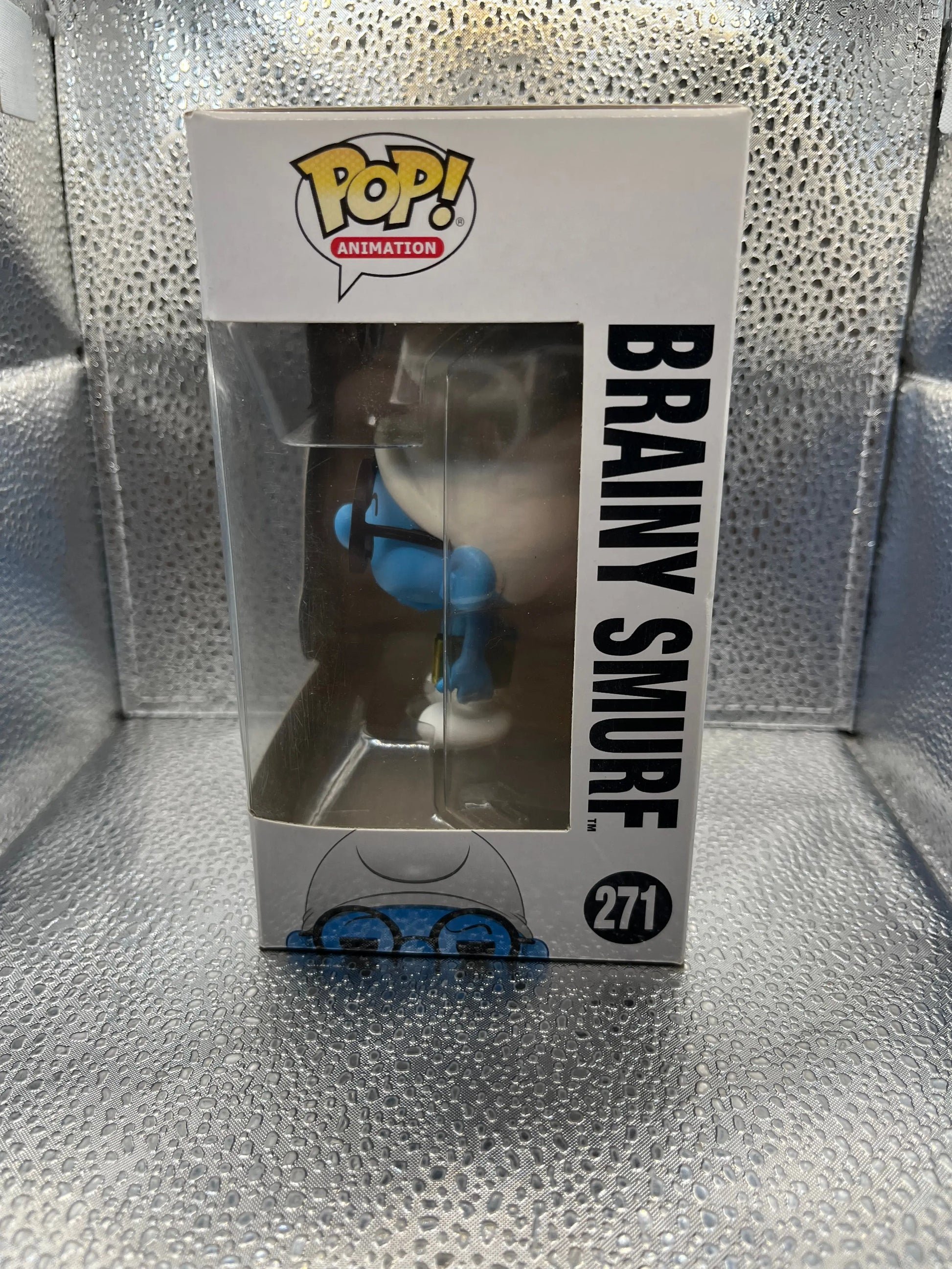 Funko POP Animation - The Smurfs - Brainy Smurf #271 FRENLY BRICKS - Open 7 Days