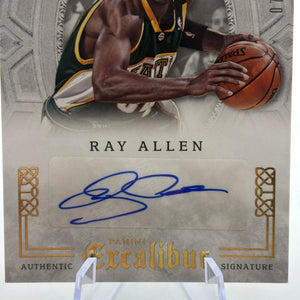 2015-16 Panini Excalibur Basketball - #RE-RAL Ray Allen Auto /99 FRENLY BRICKS - Open 7 Days