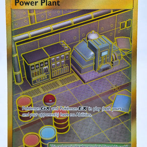 Pokemon TCG Cosmic Eclipse - Power Plant 269/236 Gold Hyper Secret Rare LP FRENLY BRICKS - Open 7 Days