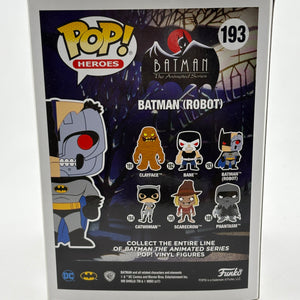 Funko POP! Heroes Batman Animated Series #193 Batman (Robot) Vinyl Figure FRENLY BRICKS - Open 7 Days