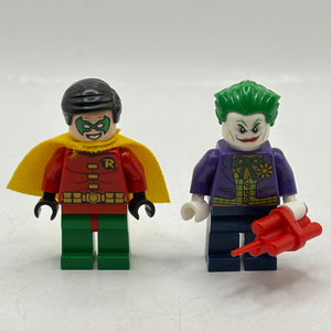 Lego DC Superheroes- The Joker SH005 & Robin Short Cape SH112 Minifigure FRENLY BRICKS - Open 7 Days