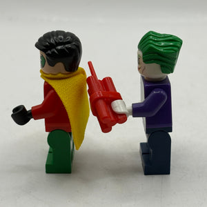 Lego DC Superheroes- The Joker SH005 & Robin Short Cape SH112 Minifigure FRENLY BRICKS - Open 7 Days
