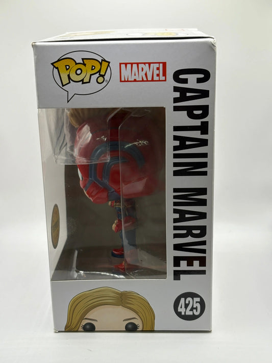 Funko POP! Captain Marvel #425 Captain Marvel Limited Chase FRENLY BRICKS - Open 7 Days