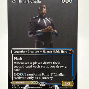 King T'Challa Black Panther  (Borderless) Marvel Super Heroes Non-Foil NM 0373 FRENLY BRICKS - Open 7 Days