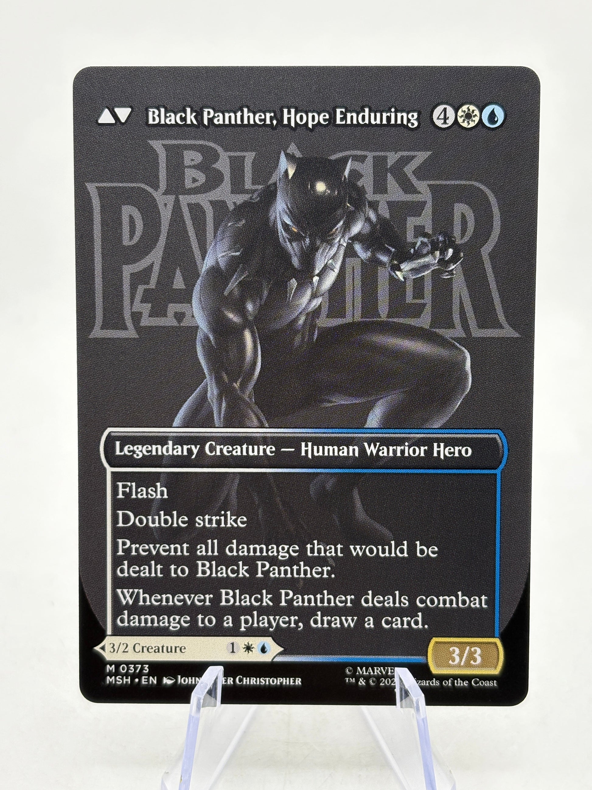 King T'Challa Black Panther  (Borderless) Marvel Super Heroes Non-Foil NM 0373 FRENLY BRICKS - Open 7 Days