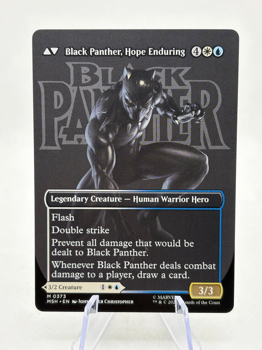 King T'Challa Black Panther  (Borderless) Marvel Super Heroes Non-Foil NM 0373 FRENLY BRICKS - Open 7 Days