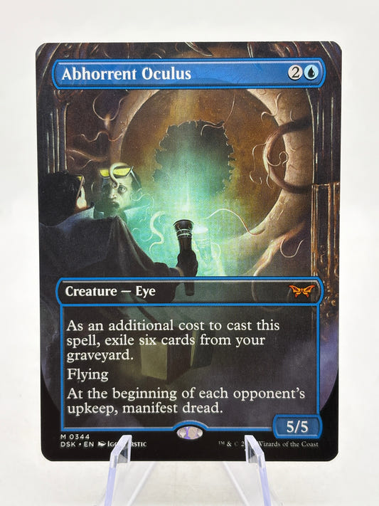 Magic The Gathering - Abhorrent Oculus M 0344 DSK Borderless Non Foil FRENLY BRICKS - Open 7 Days