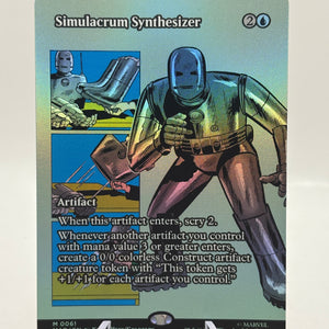 Magic The Gathering - Simulacrum Synthesizer M 0061 MAR* Foil Borderless FRENLY BRICKS - Open 7 Days