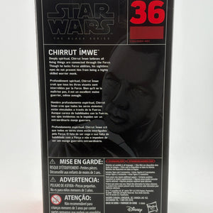 Star Wars The Black Series - Chirrut Imwe Figure Sealed New FRENLY BRICKS - Open 7 Days