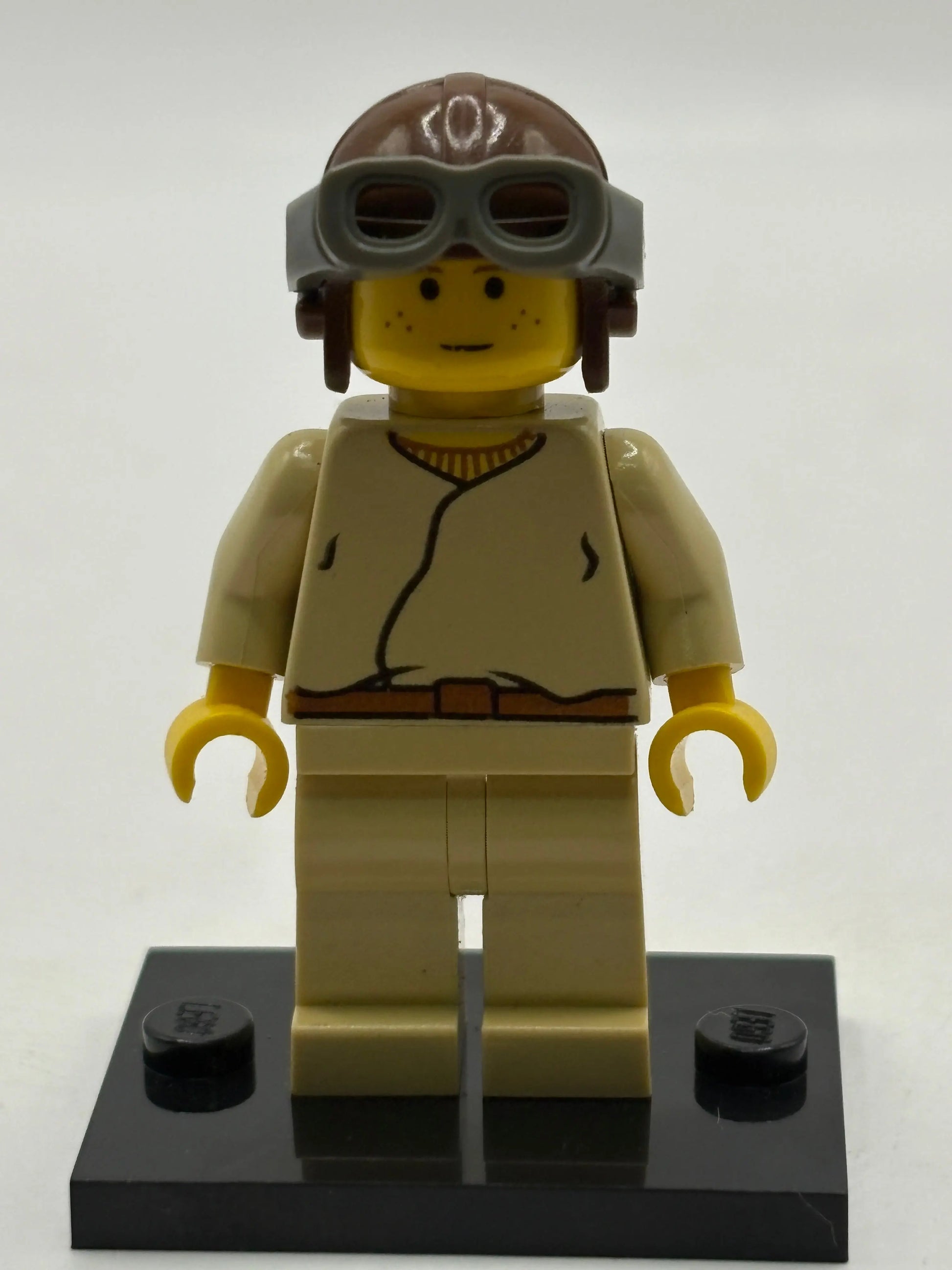 Lego Star Wars - Anakin Skywalker with Brown Aviator Cap SW0007 Minifigure FRENLY BRICKS - Open 7 Days