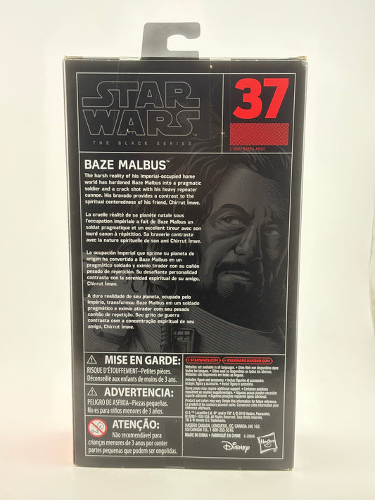 Star Wars The Black Series - Baze Malbus Figure Sealed New FRENLY BRICKS - Open 7 Days