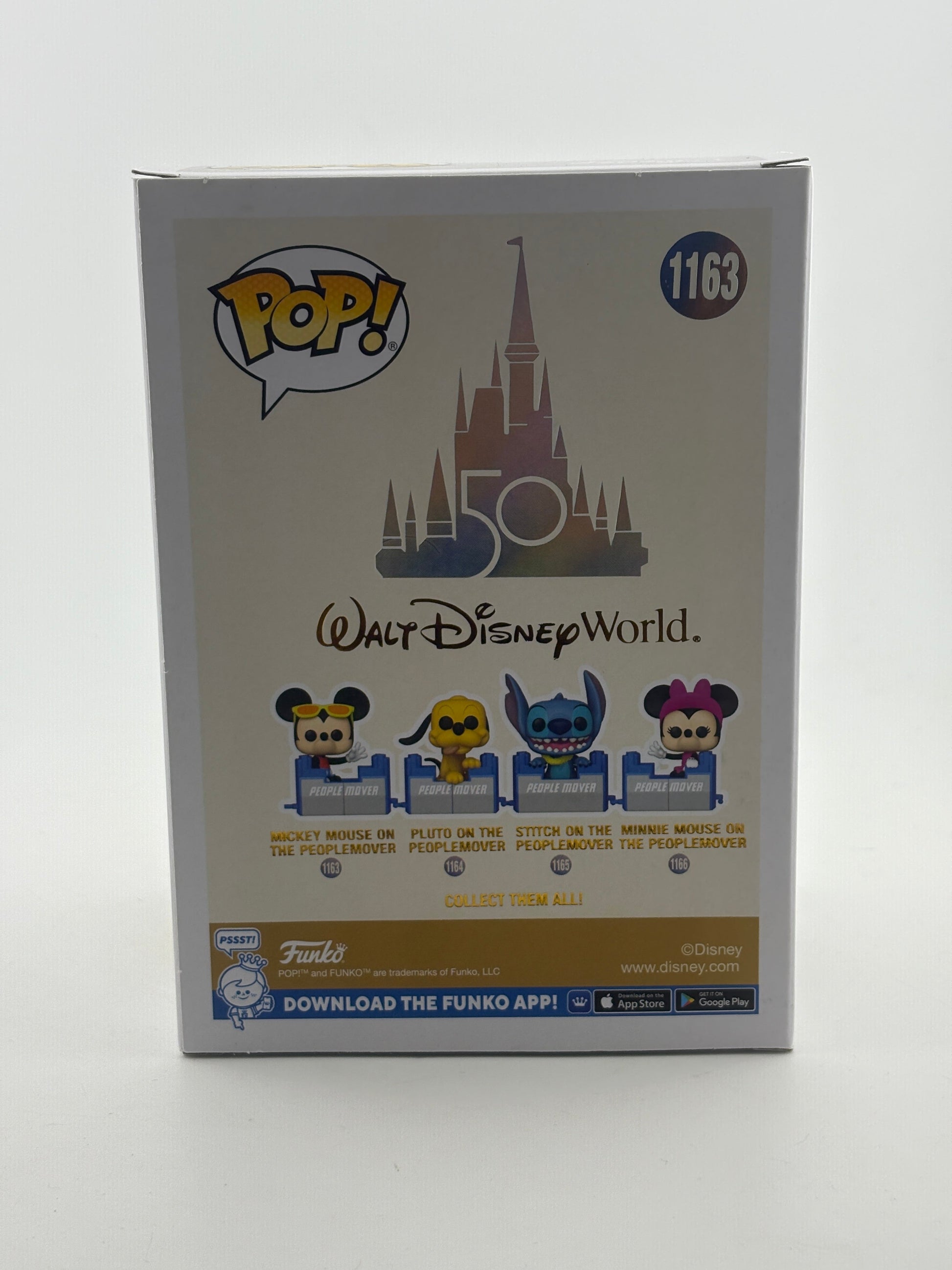 Funko POP! Walt Disney World 50 #1163 Mickey Mouse On The Peoplemover FRENLY BRICKS - Open 7 Days