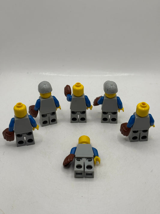 Lego Baseball Stackers Minifigures Lot x 6 Incomplete CMF Series 10 FRENLY BRICKS - Open 7 Days