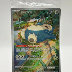 Pokemon TCG 151 - Snorlax SVP051 Black Star Promo Art Rare *BEND* Sealed FRENLY BRICKS - Open 7 Days