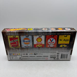 Hot Wheels Gas Themed Collector Edition Set Of 5 Premium Car Culture FRENLY BRICKS - Open 7 Days