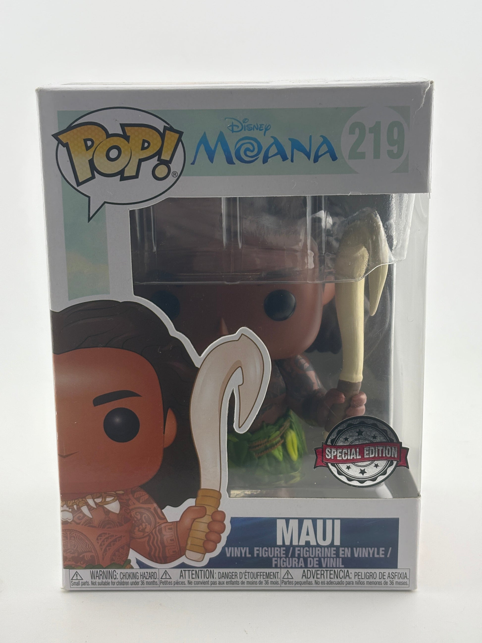 Funko POP! Disney Moana #219 Maui Special Edition FRENLY BRICKS - Open 7 Days