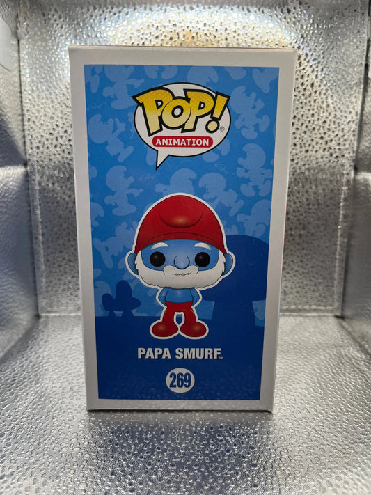 Funko POP Animation - the Smurfs - Papa Smurf #269 FRENLY BRICKS - Open 7 Days