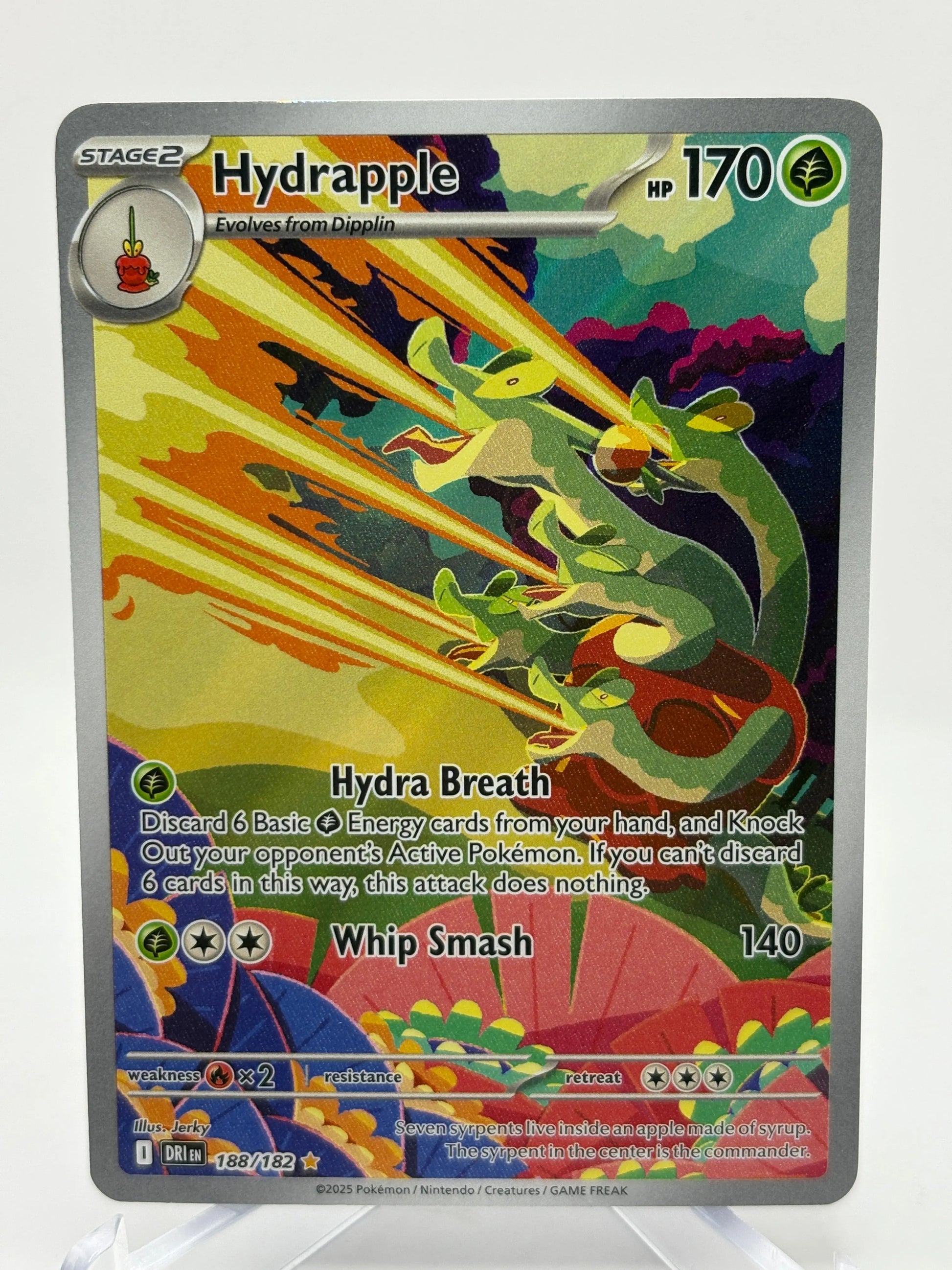 Pokemon TCG Destined Rivals - Hydrapple 188/182 Art Rare NM FRENLY BRICKS - Open 7 Days