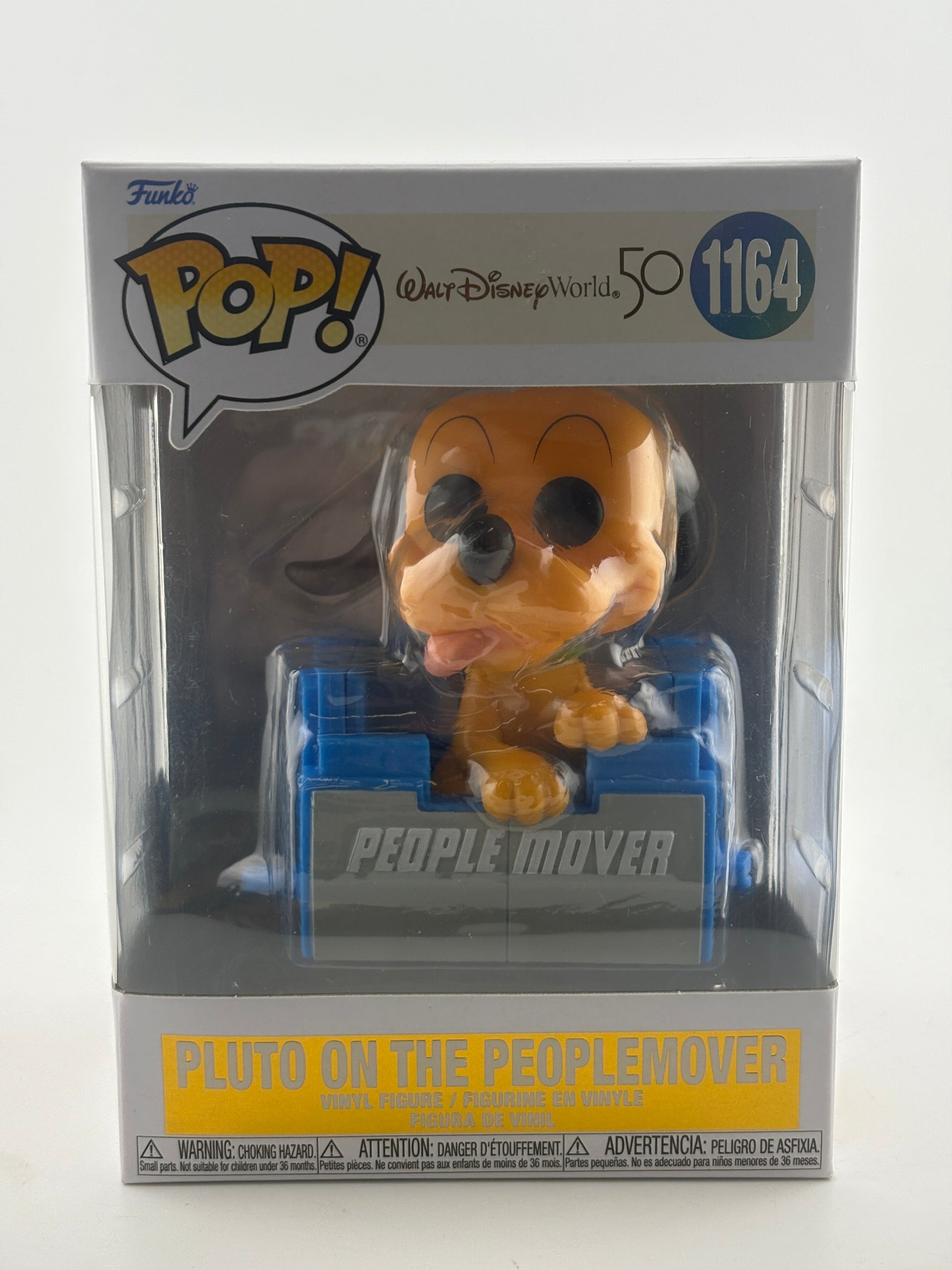 Funko POP! Walt Disney World 50 #1164 Pluto on the Peoplemover FRENLY BRICKS - Open 7 Days