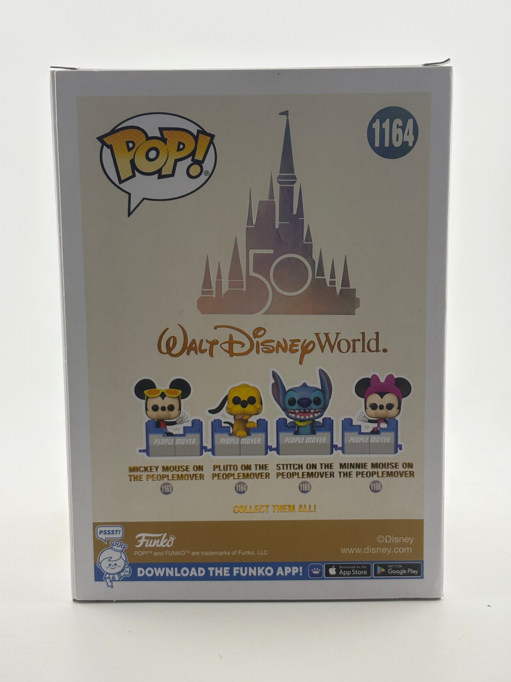 Funko POP! Walt Disney World 50 #1164 Pluto on the Peoplemover FRENLY BRICKS - Open 7 Days