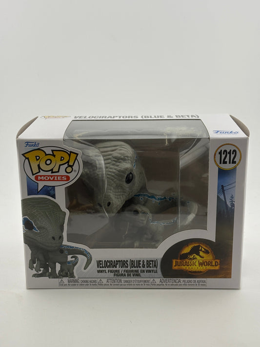 Funko POP! Movies Jurassic World #1212 Velociraptors (Blue & Beta) FRENLY BRICKS - Open 7 Days