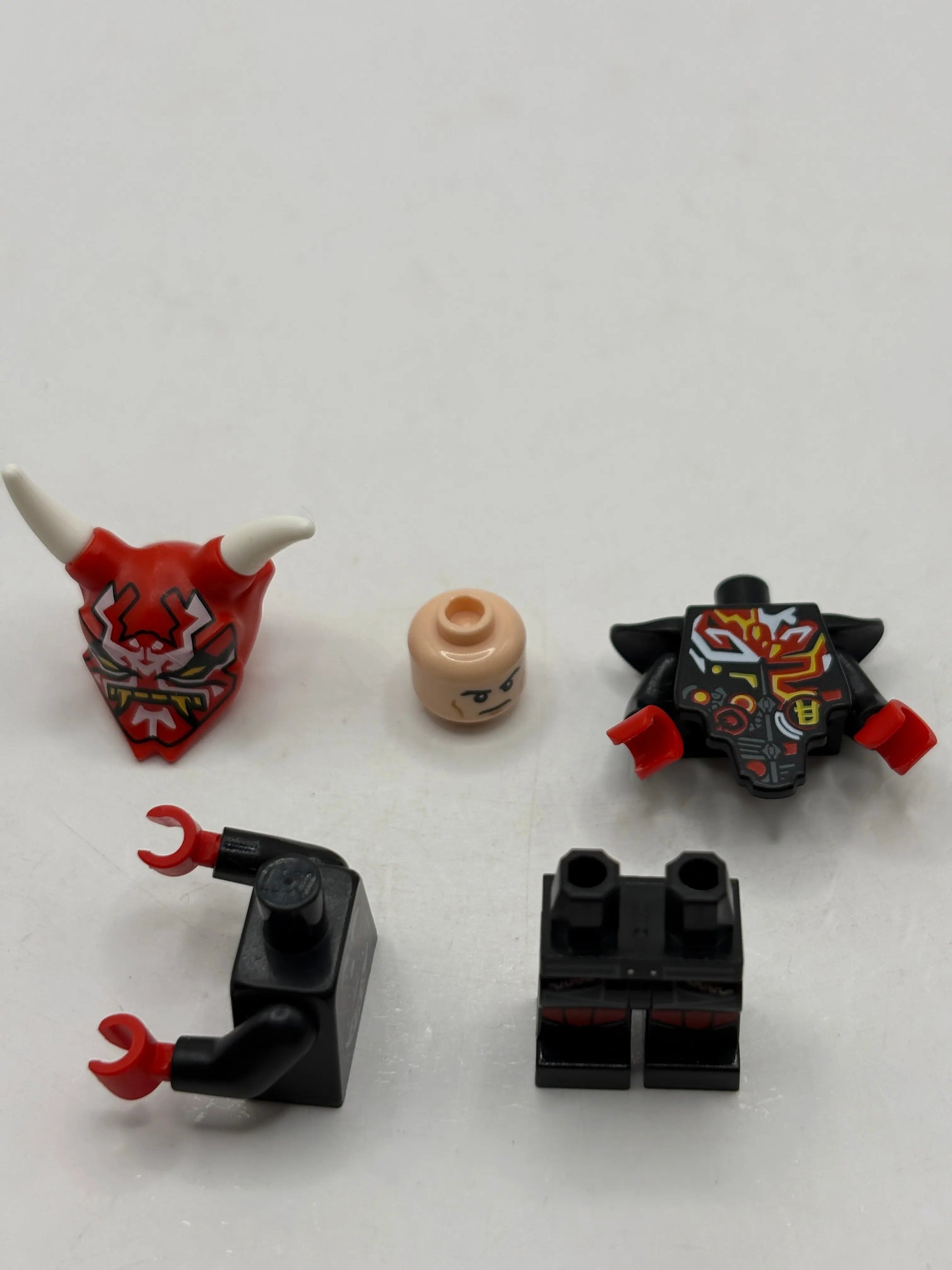 Lego Ninjago - Mr E with Oni Mask Minifigure NJ0385 *Wrong Head* FRENLY BRICKS - Open 7 Days