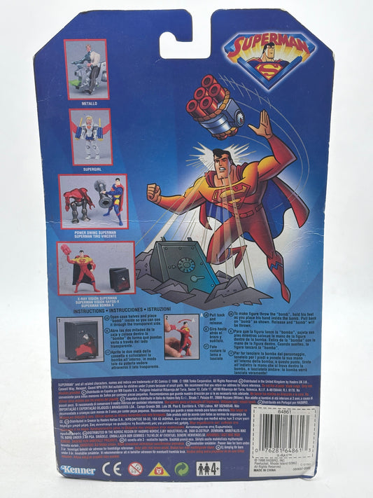 Kenner - Superman The Animated Series - X-Ray Vision Superman Action Figure FRENLY BRICKS - Open 7 Days