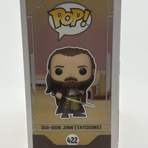 Funko POP! Star Wars #422 Qui-Gon Jinn (Tatooine) Special Edition FRENLY BRICKS - Open 7 Days